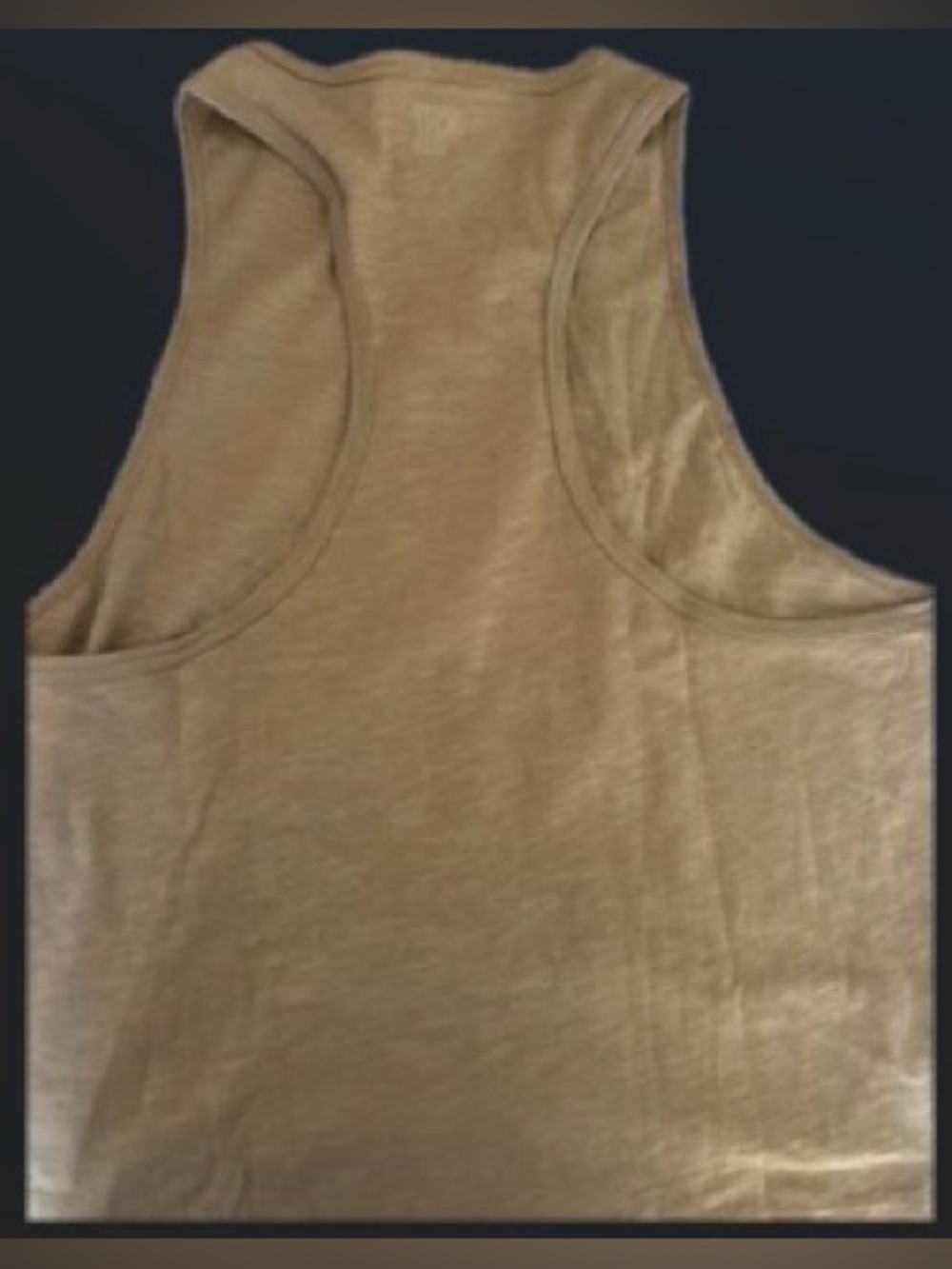 PINK Victoria's Secret Caramel Brown Scoop Neck Tank
